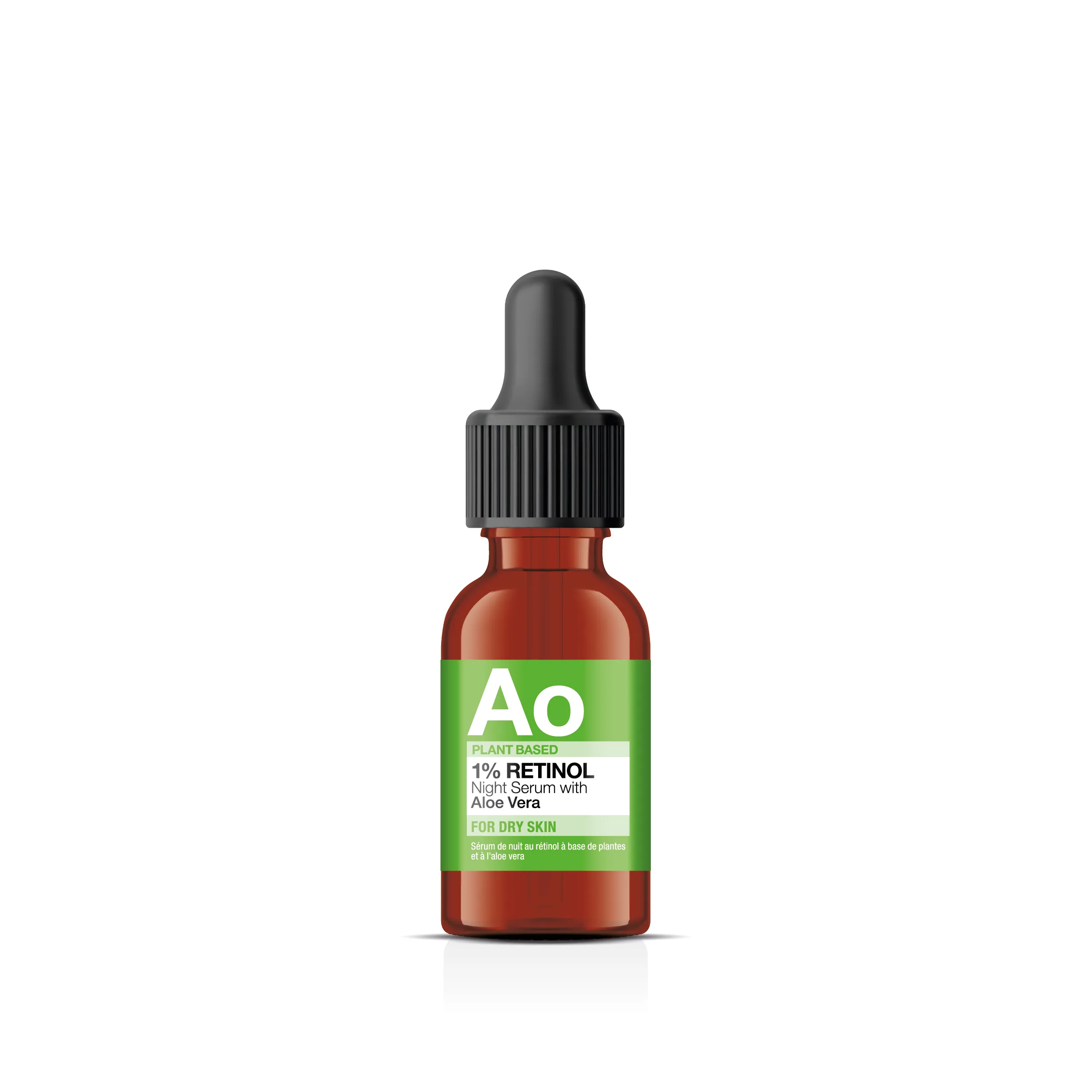 Plant Based Bakuchiol Retinol Night Serum with Aloe Vera