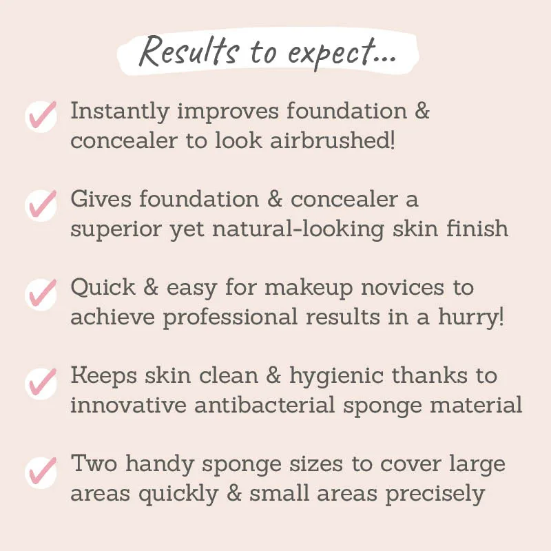 Pure Luxury Makeup Sponge Duo