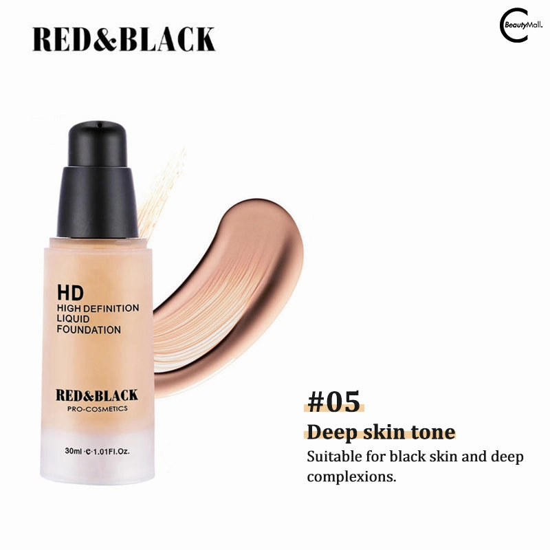 RED & BLACK Mineral HD Liquid Foundation
