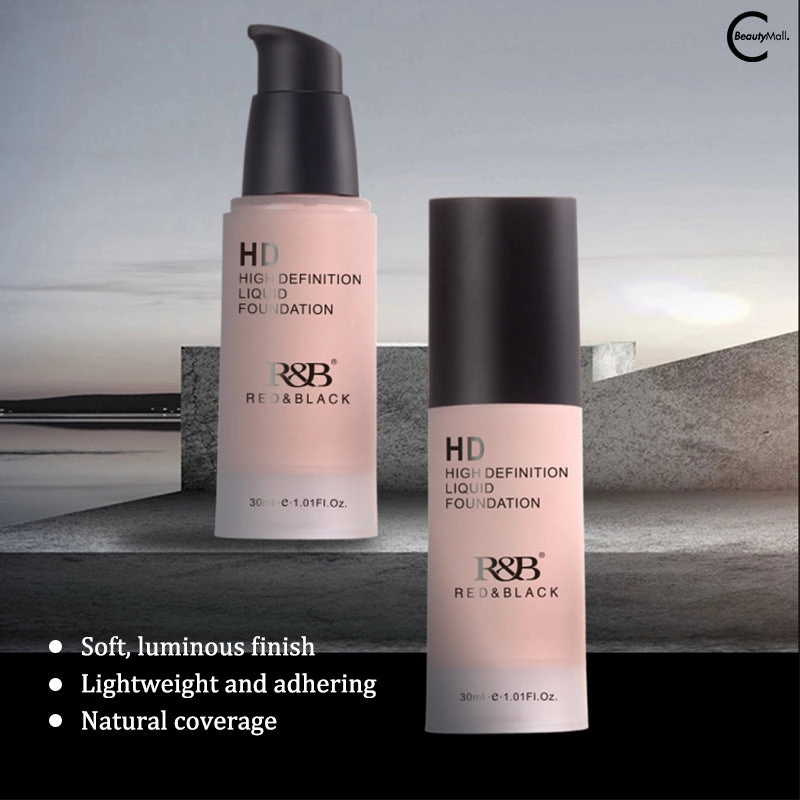 RED & BLACK Mineral HD Liquid Foundation