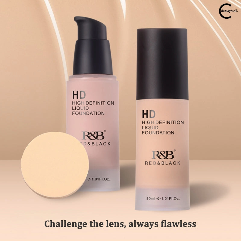 RED & BLACK Mineral HD Liquid Foundation