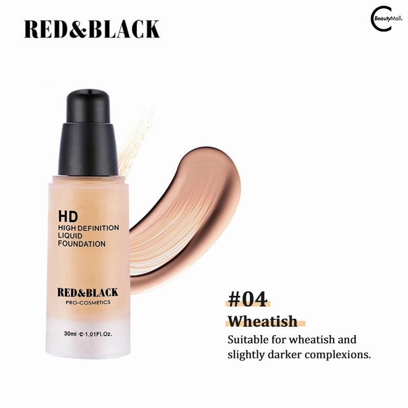 RED & BLACK Mineral HD Liquid Foundation