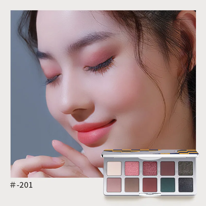 Shedella Checkerboard Ten-Color Eyeshadow Palette