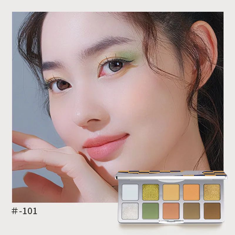 Shedella Checkerboard Ten-Color Eyeshadow Palette