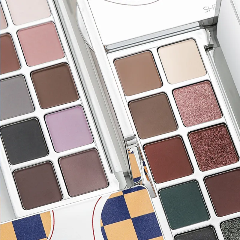 Shedella Checkerboard Ten-Color Eyeshadow Palette