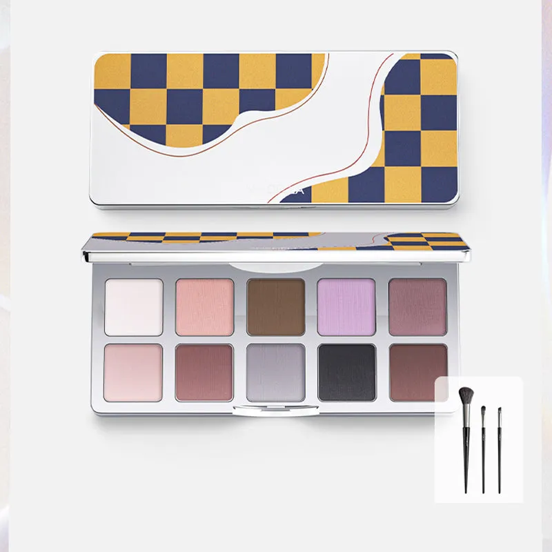 Shedella Checkerboard Ten-Color Eyeshadow Palette