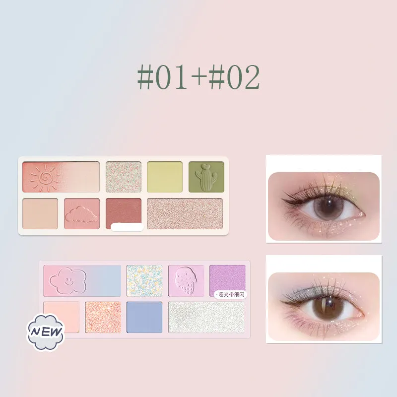 Shedella Egyptian Doll 8-Color Eyeshadow Palette