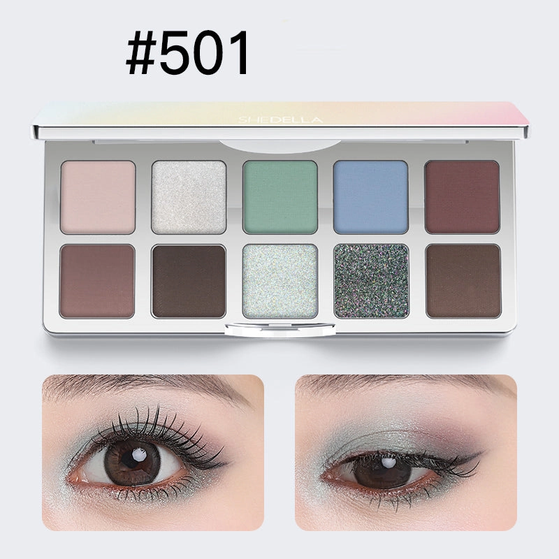 Shedella Dreamy Colorful Ten-Color Eyeshadow Palette