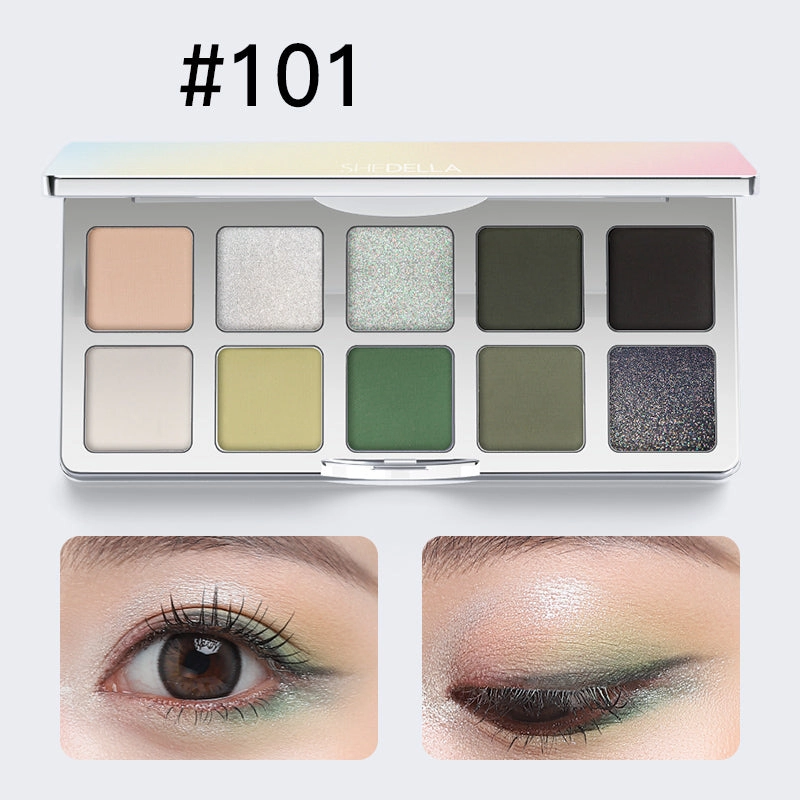Shedella Dreamy Colorful Ten-Color Eyeshadow Palette