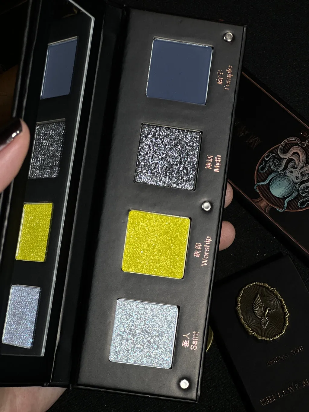 Shellwe Makeup Dove's Palette - Immortal Spirit Matte-Satin Shimmer Chameleon Quad Eyeshadow Palette