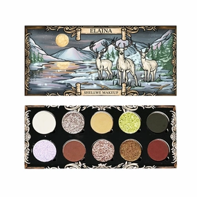 Shellwe Makeup Elaina Ten-Color Chameleon Shimmer Matte Eyeshadow Palette