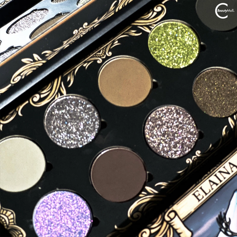 Shellwe Makeup Elaina Ten-Color Chameleon Shimmer Matte Eyeshadow Palette