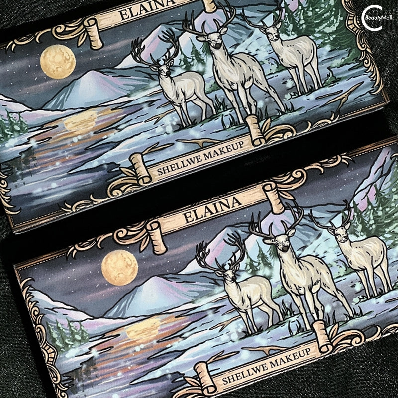 Shellwe Makeup Elaina Ten-Color Chameleon Shimmer Matte Eyeshadow Palette