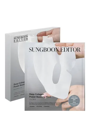 [SUNGBOON EDITOR] Deep Collagen Power Boosting Mask (1Pcs Or 1Box(4Pcs)
