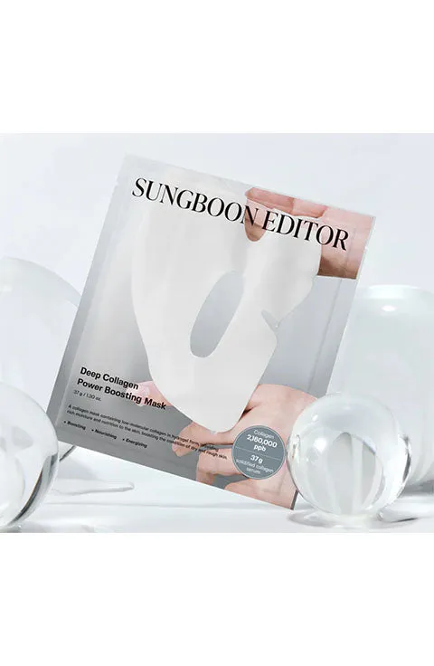 [SUNGBOON EDITOR] Deep Collagen Power Boosting Mask (1Pcs Or 1Box(4Pcs)