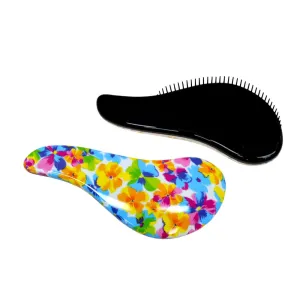 SwissCare Detangling Hair Brush Colorful Flower