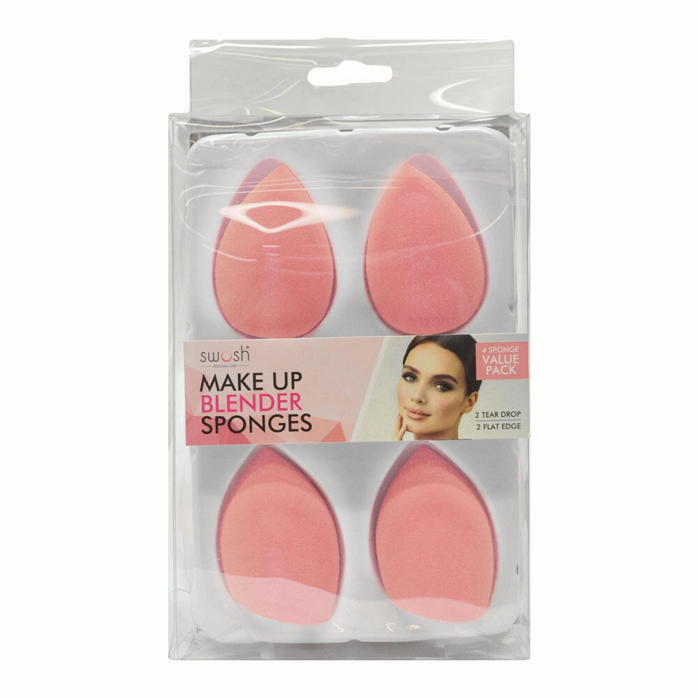 Swosh Make up Blender Sponges 4pk Pink