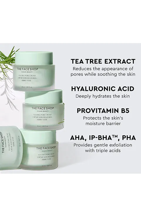 [THE FACE SHOP] Tea Tree Pore Cream(50Ml/1.69fl.oz)