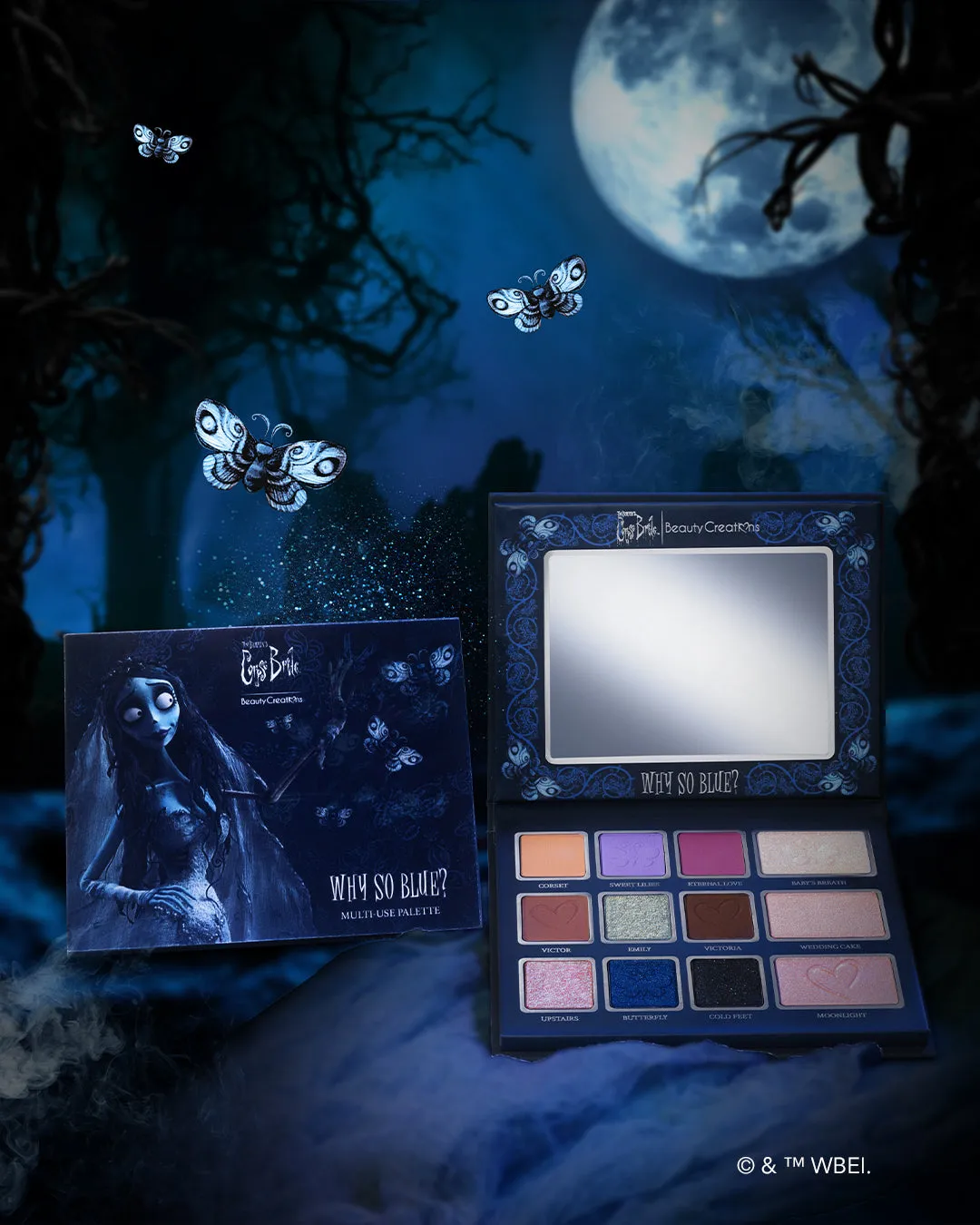 Tim Burton's Corpse Bride "Why So Blue?" Multi-Use Palette