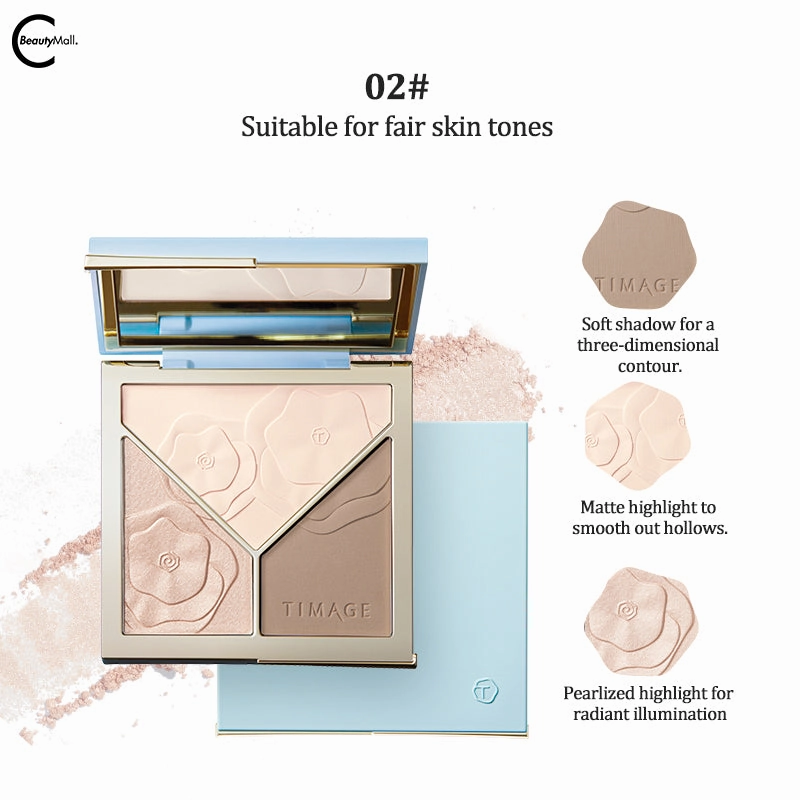 TIMAGE 3 Color Cream Contour Concealer Palette