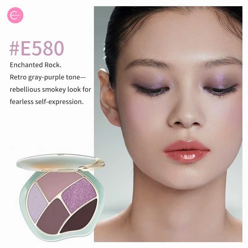 TIMAGE Waves of Elegance 5-Color Eyeshadow Palette