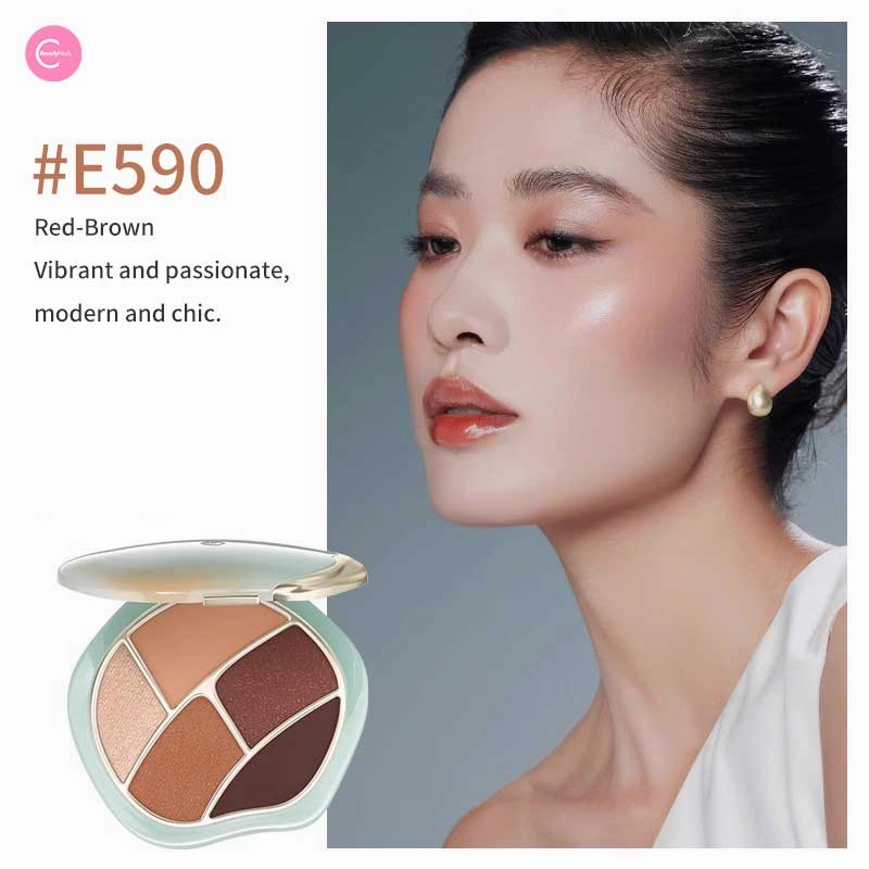 TIMAGE Waves of Elegance 5-Color Eyeshadow Palette