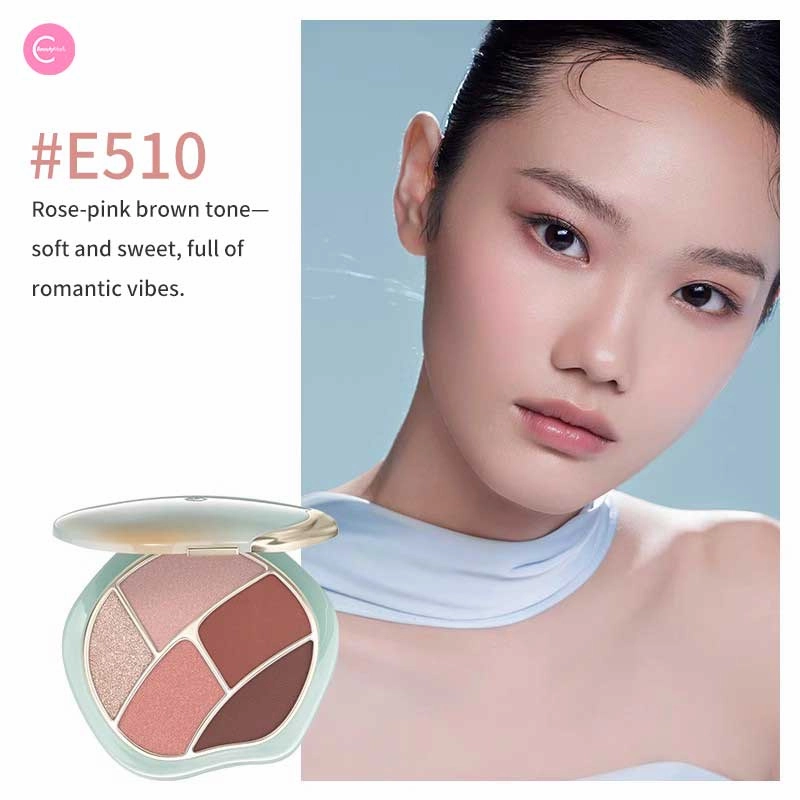 TIMAGE Waves of Elegance 5-Color Eyeshadow Palette