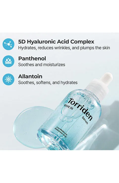 [Torriden] DIVE-IN Low-Molecular Hyaluronic Acid Serum (50g/1.69fl.oz)