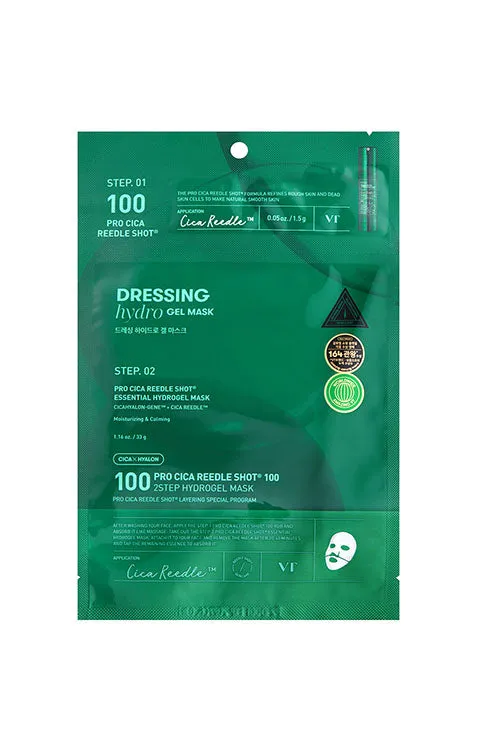 [VT] Pro Cica Reedle Shot 100 2-Step Hydrogel Mask(1Pcs Or 1Box(4Pcs)